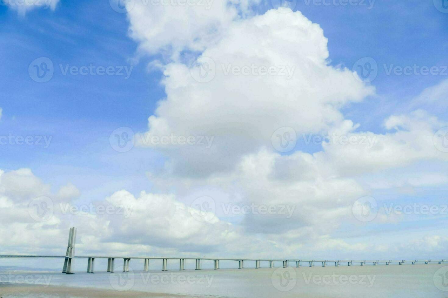 Bridge over the river photo