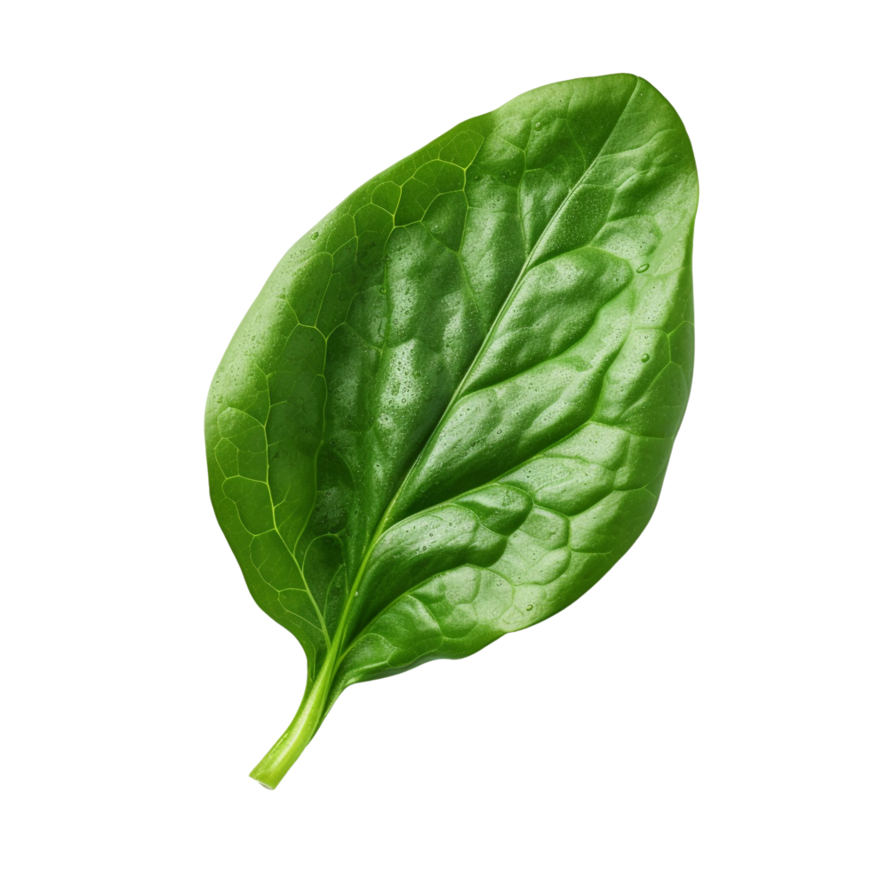 AI generated Spinach leaf clip art png