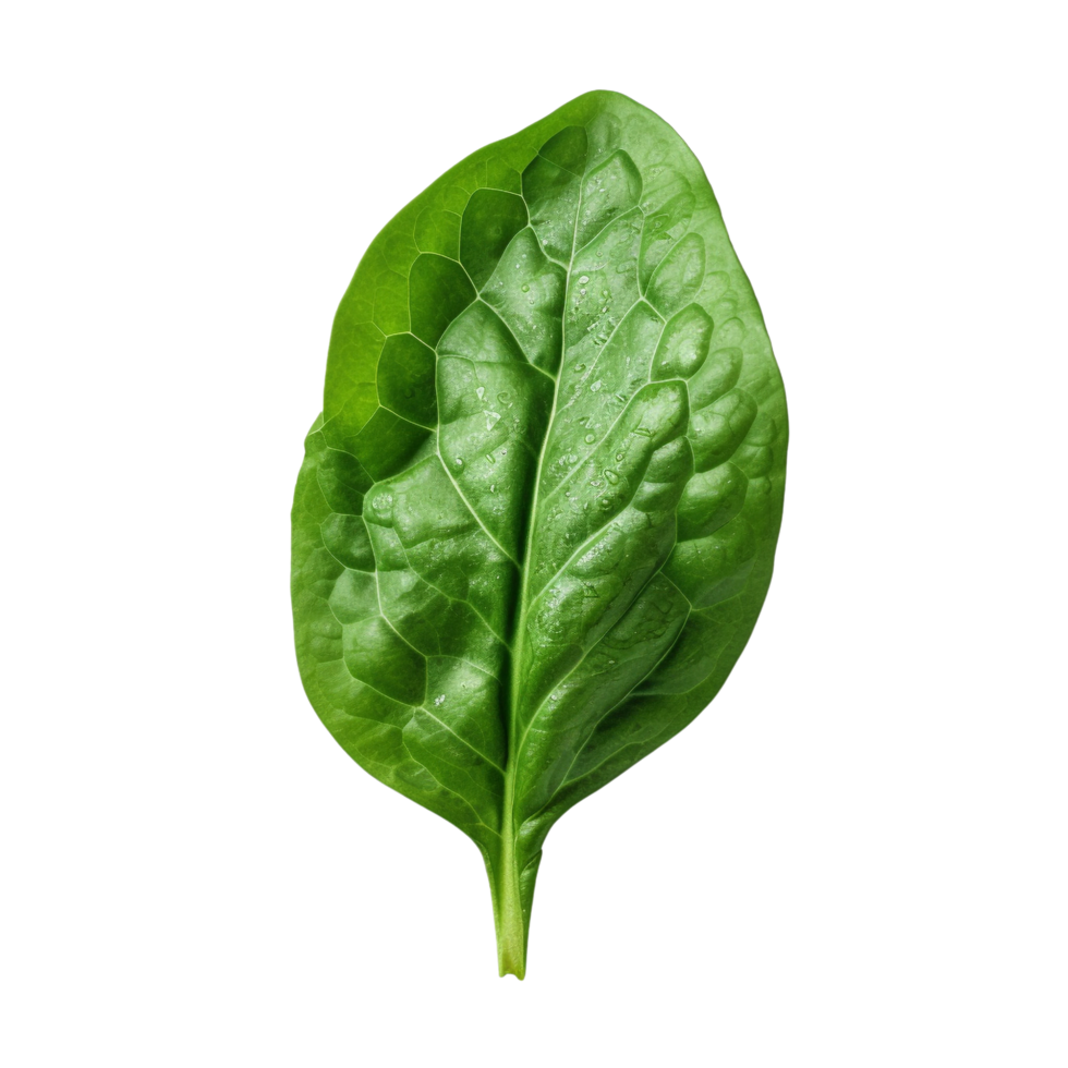 AI generated Spinach leaf clip art png