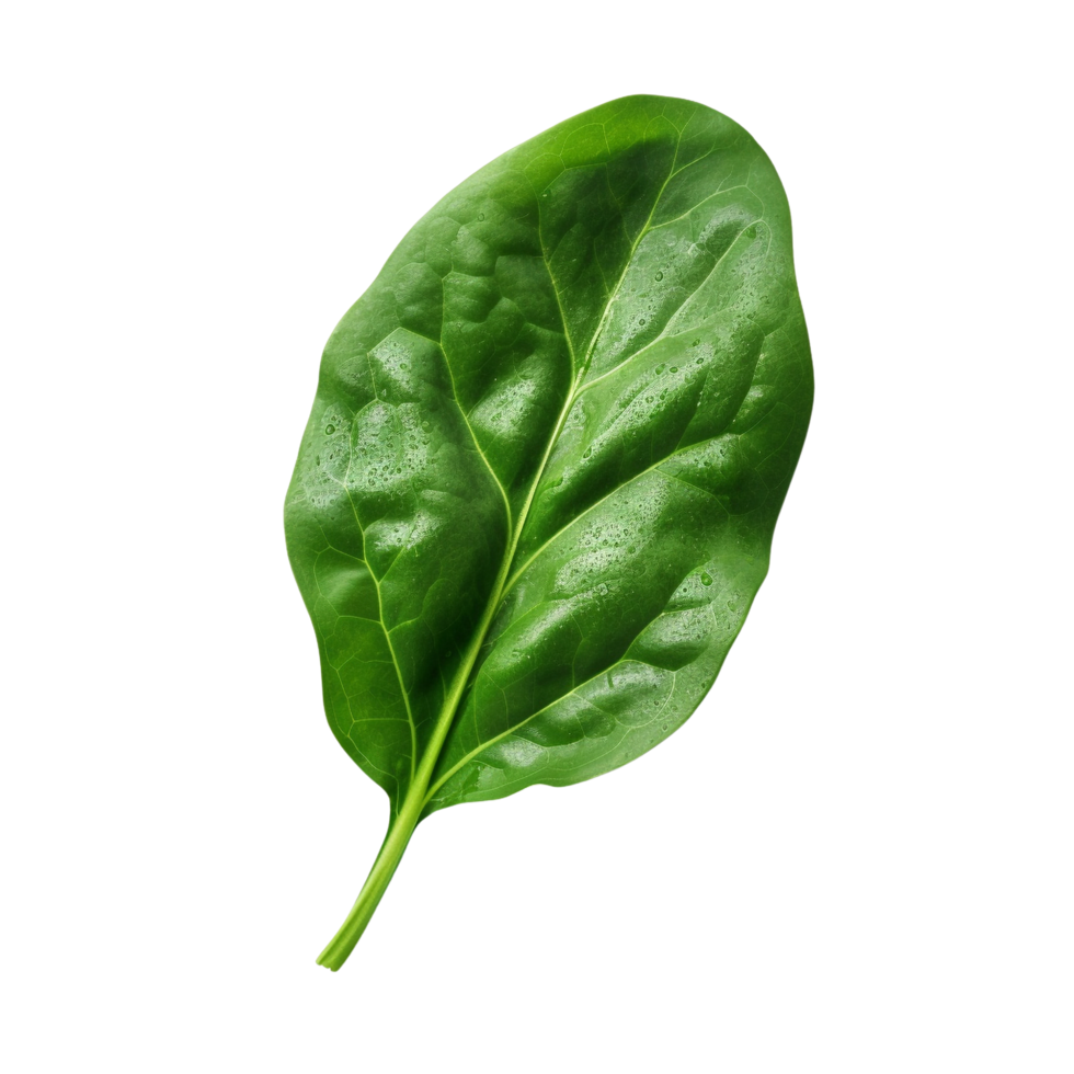 AI generated Spinach leaf clip art png
