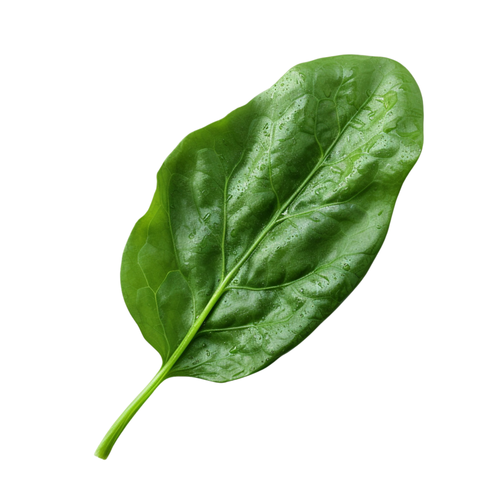 AI generated Spinach leaf clip art png