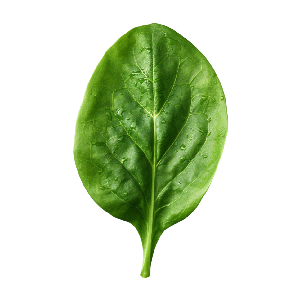 AI generated Spinach leaf clip art png