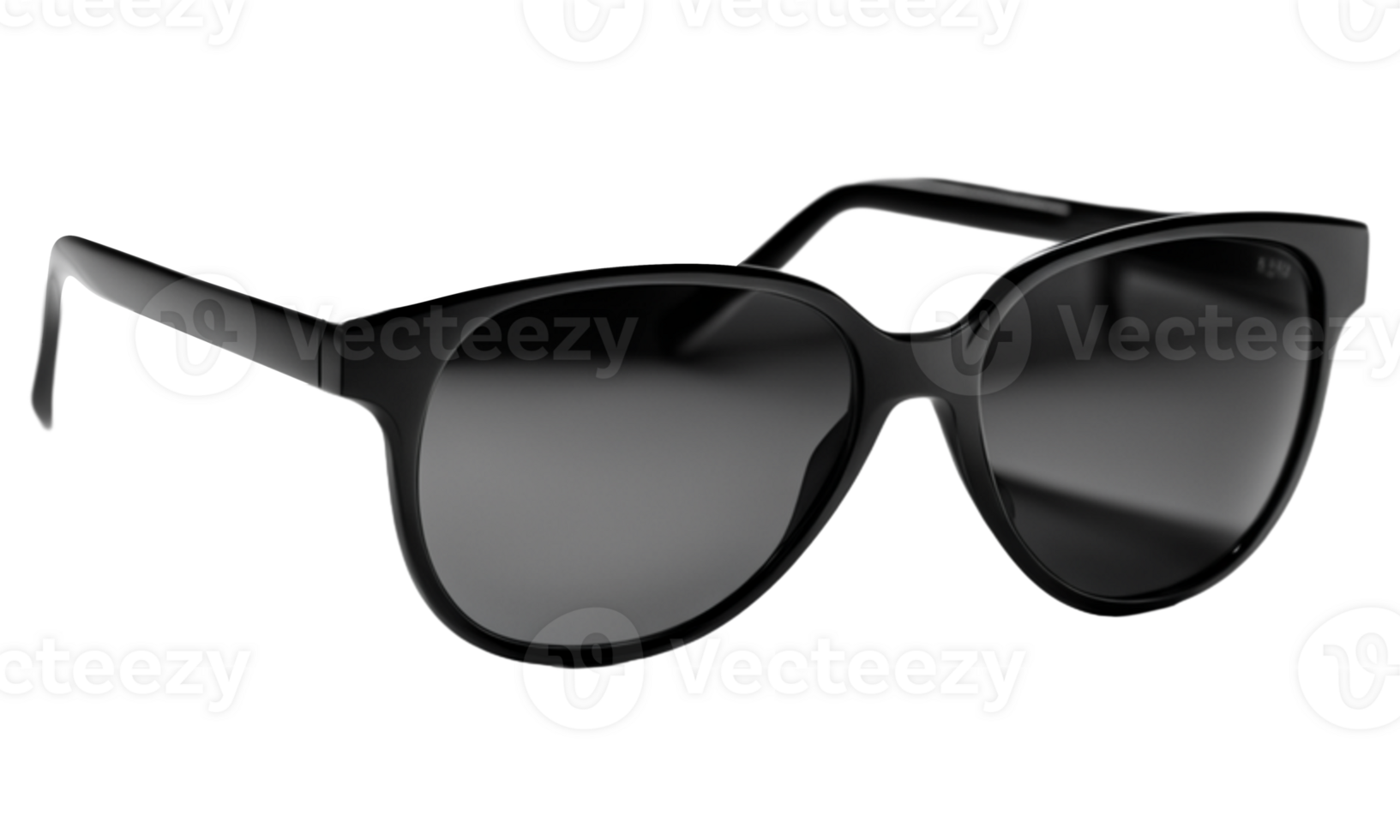 AI generated Black Sunglasses on Transparent Background png