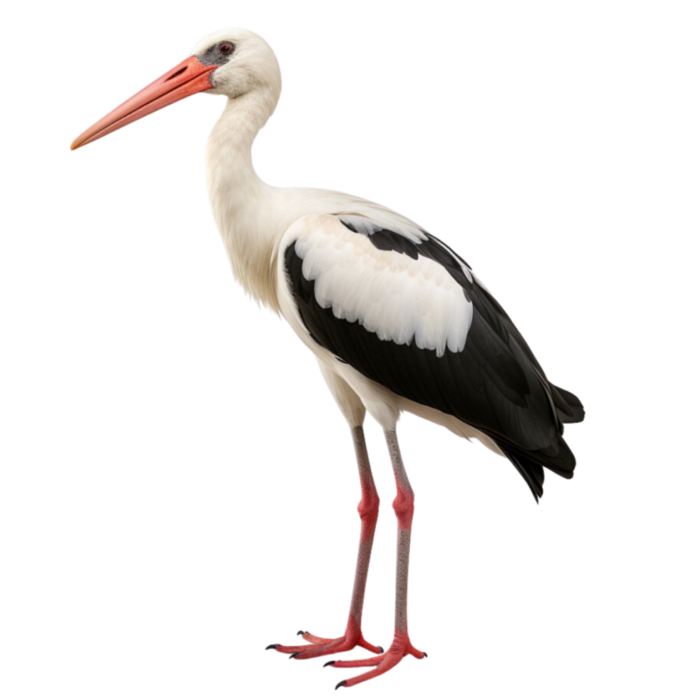 AI generated Stork clip art png