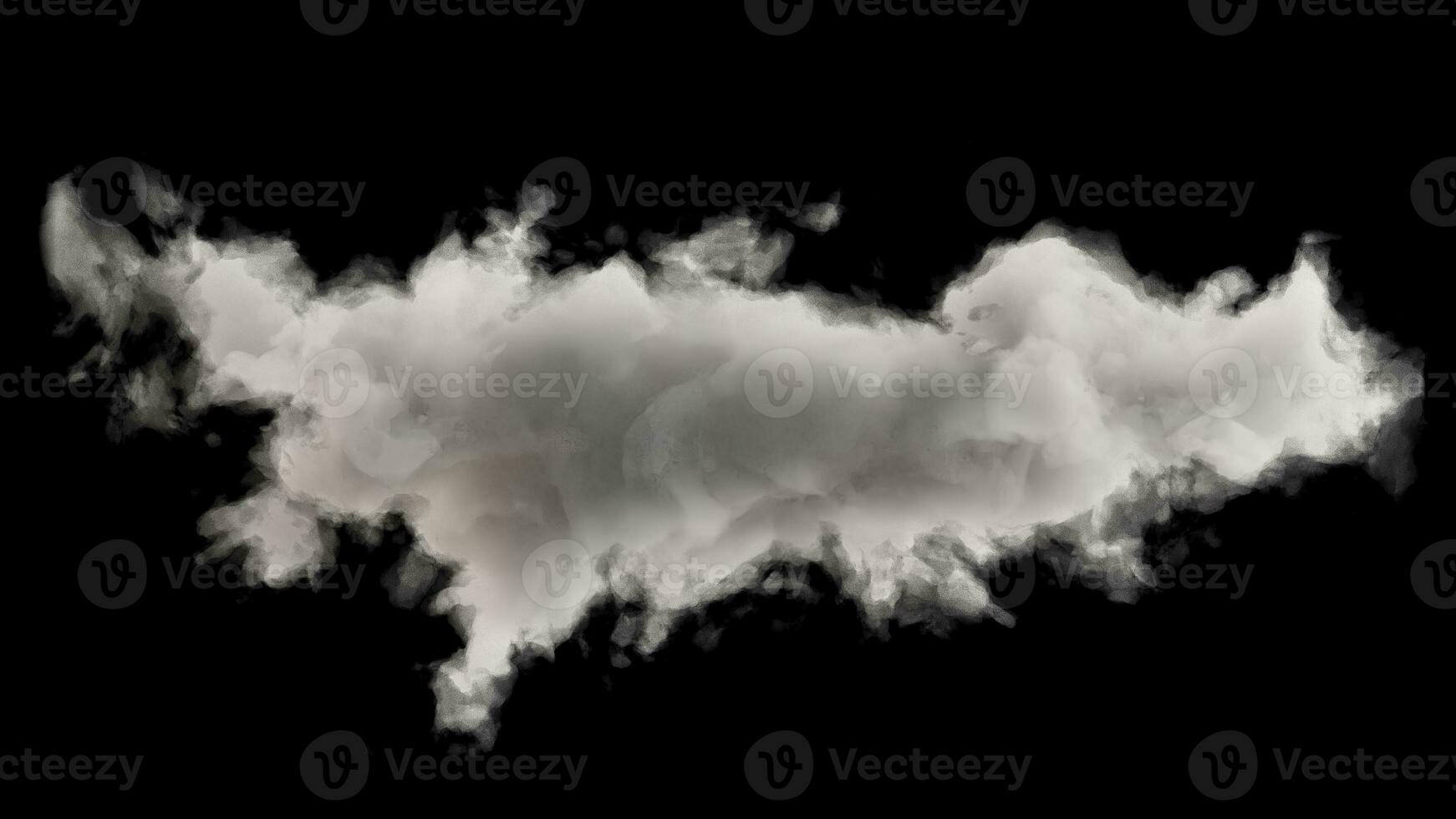 Isolated cloud overlay on transparent background photo