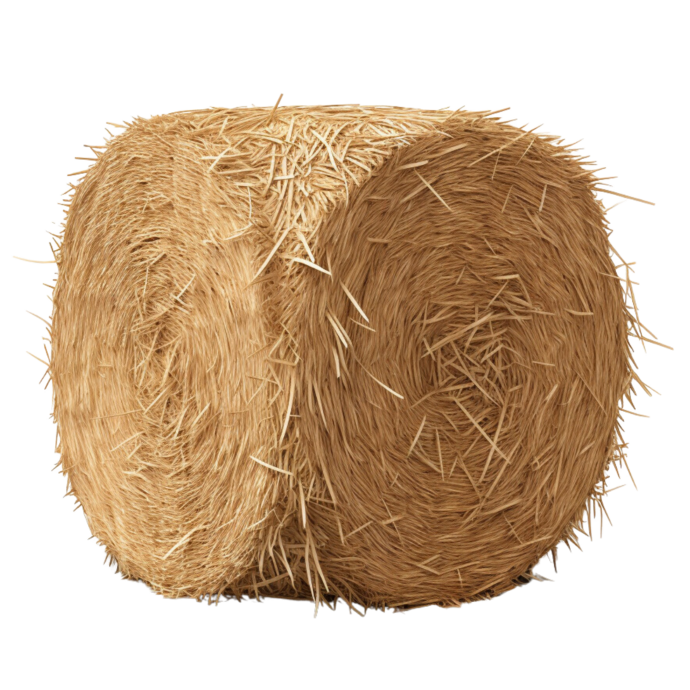 AI generated Straw bale clip art png