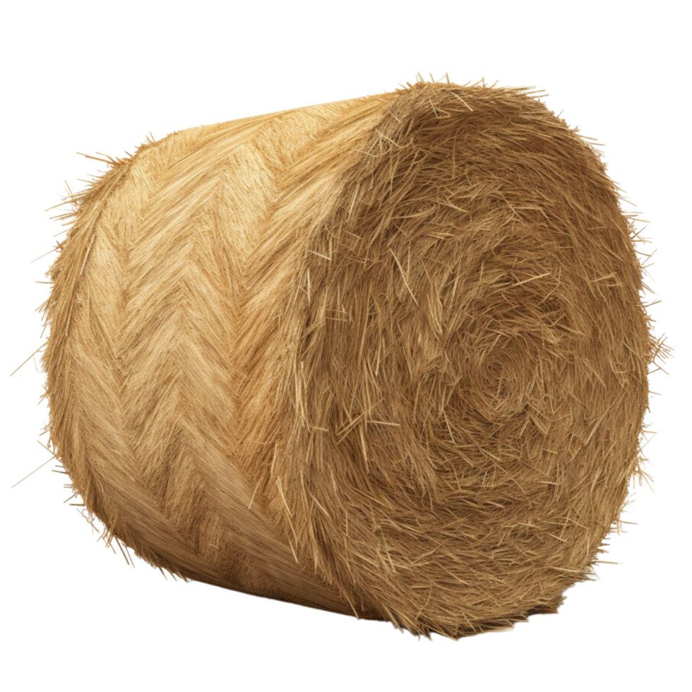 AI generated Straw bale clip art png