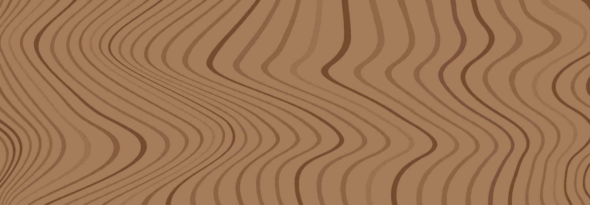 Abstract growth rings of a tree.Line design of a wooden stump. vector