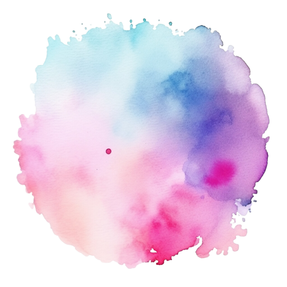 AI generated Watercolor spot clip art png