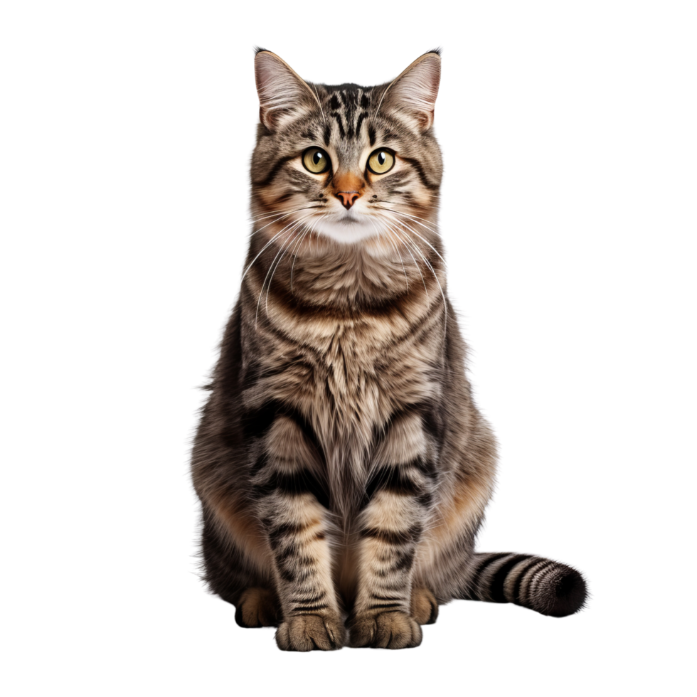 AI generated Cat clip art png