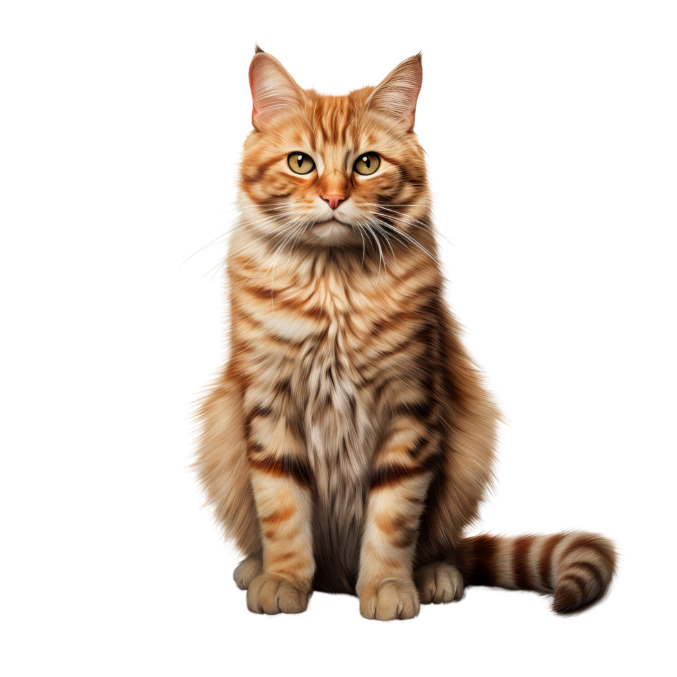 AI generated Cat clip art png