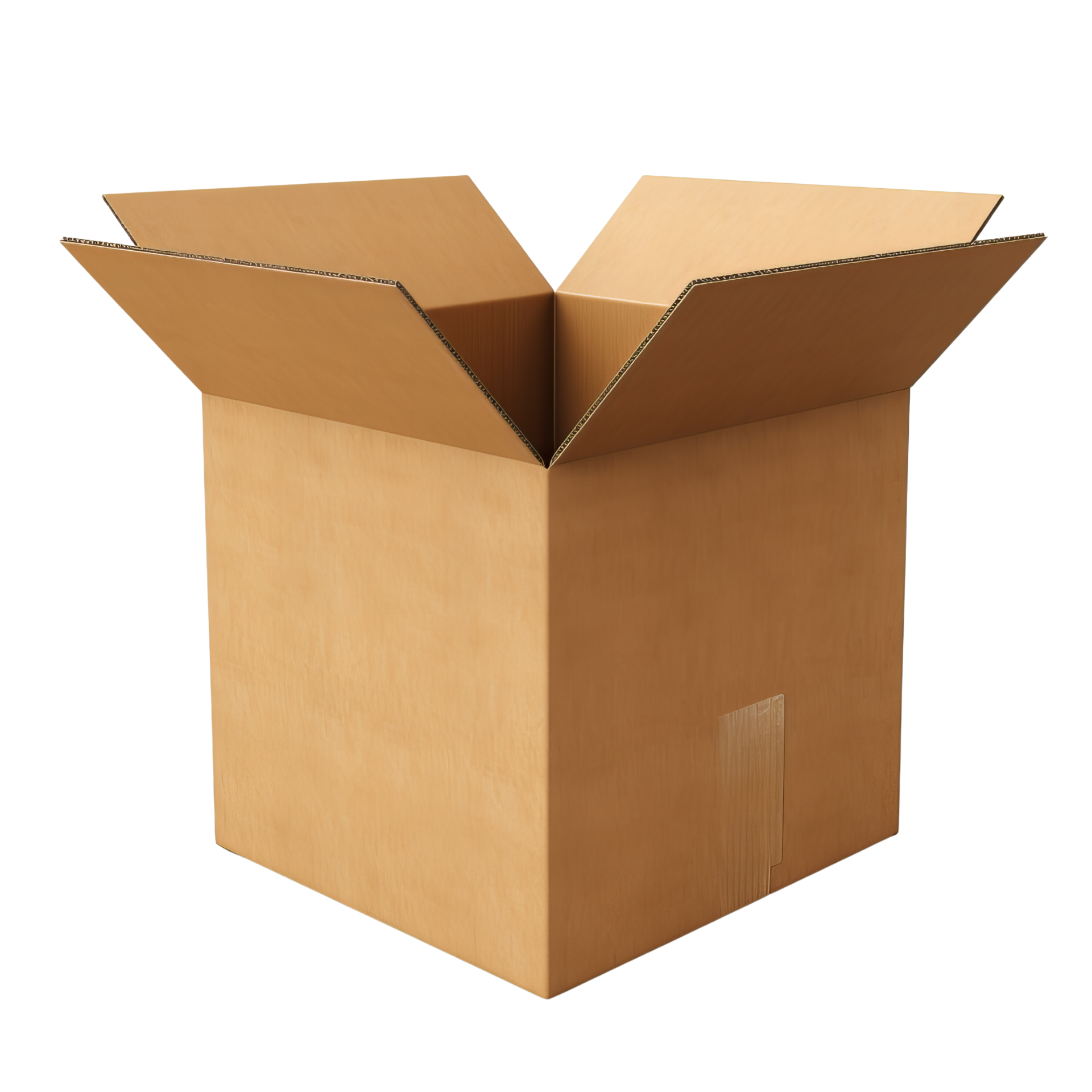 AI generated Opened cardboard box clip art 34928870 PNG