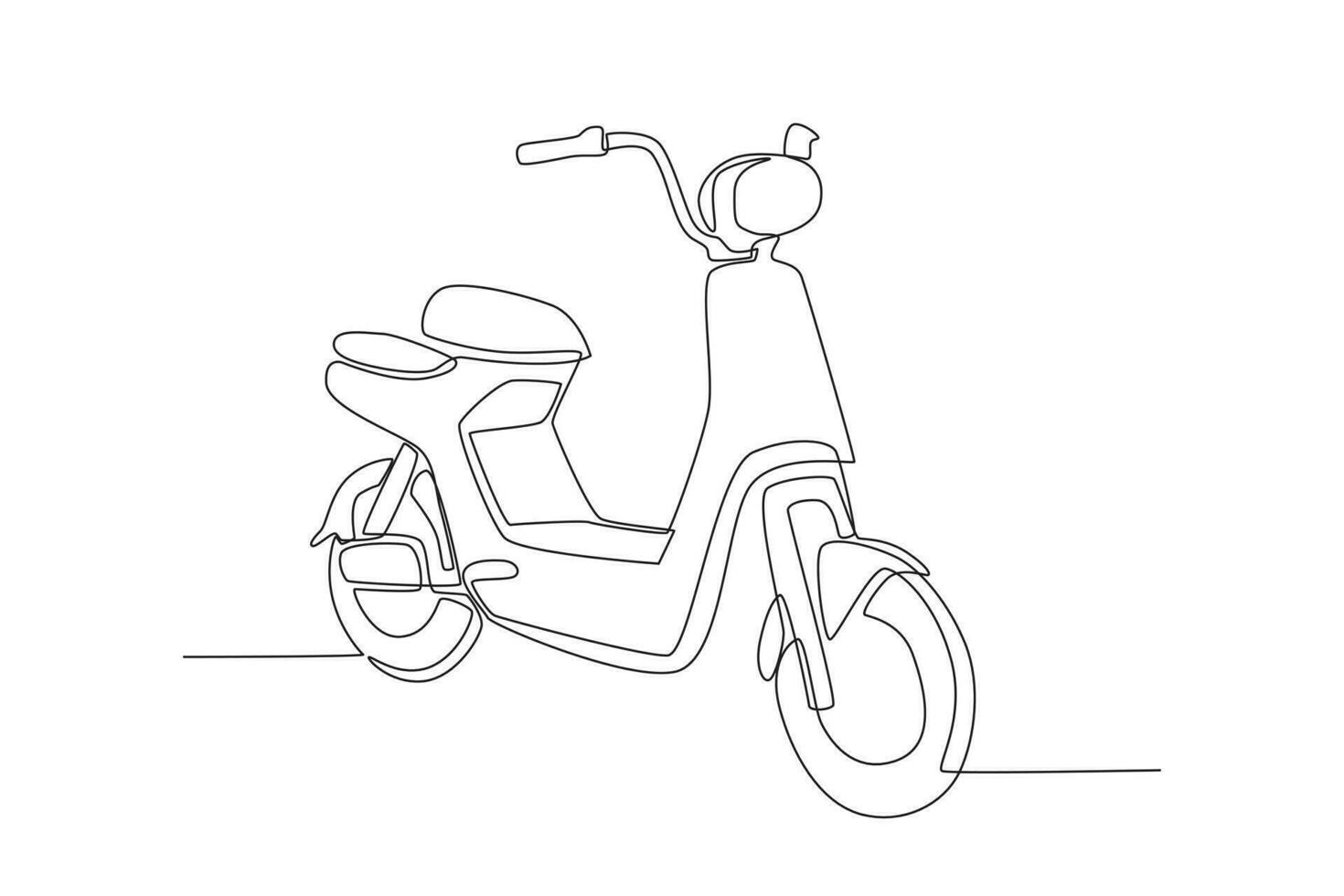 An electric bike with pedals vector