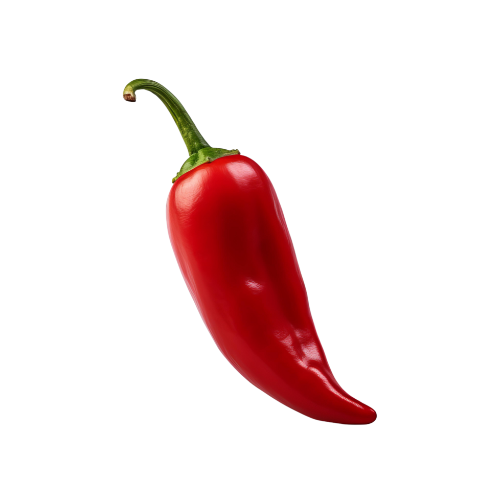 AI generated Red hot chili clip art png