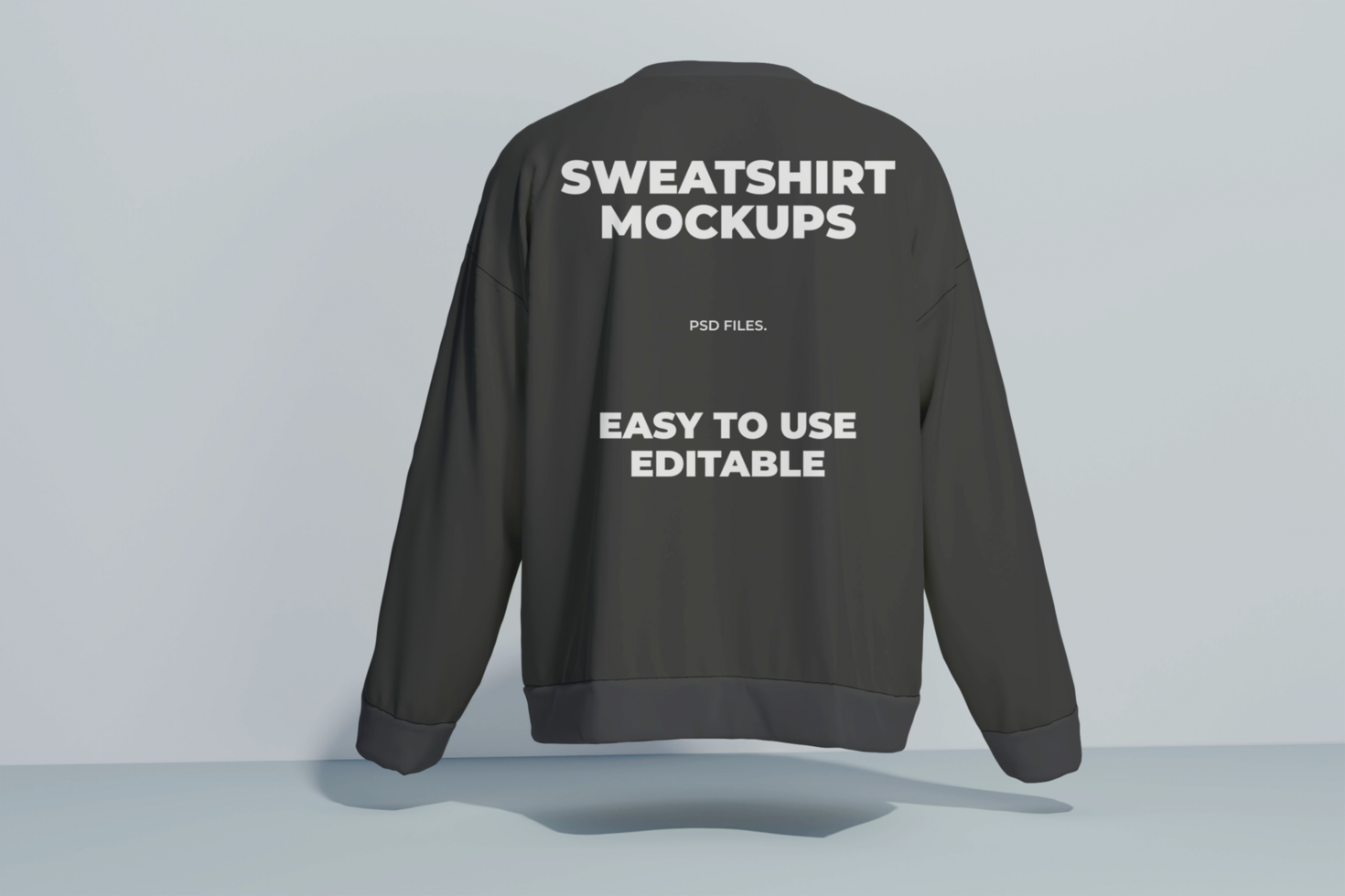 kledingstuk geverfd sweater realistisch mockup psd