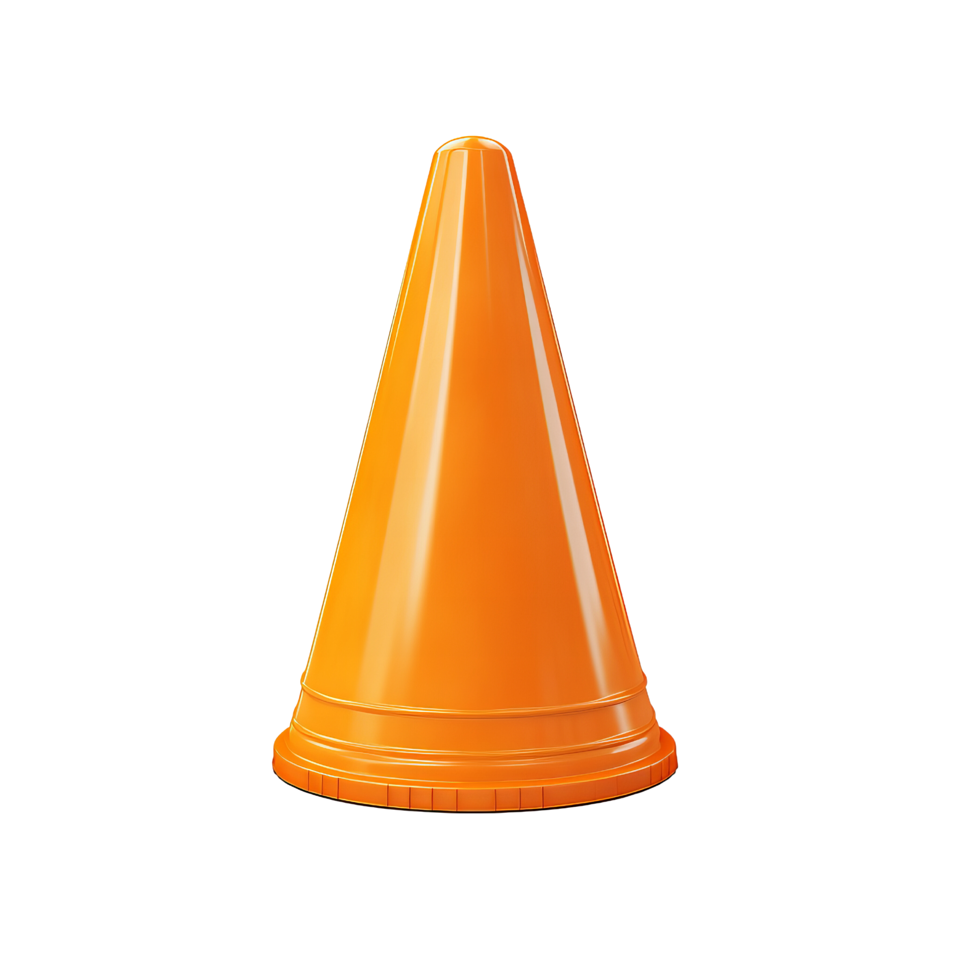 AI generated Traffic cone clip art 34930981 PNG
