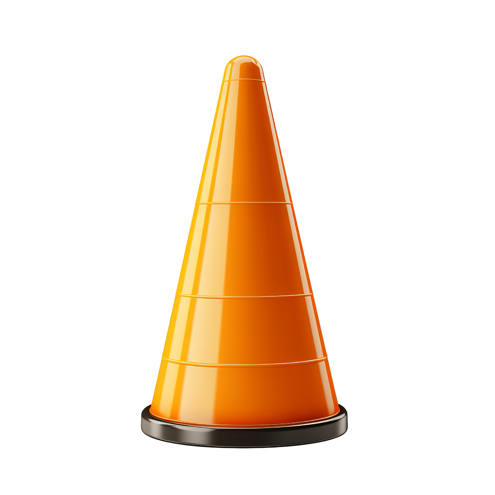 AI generated Traffic cone clip art 34930982 PNG