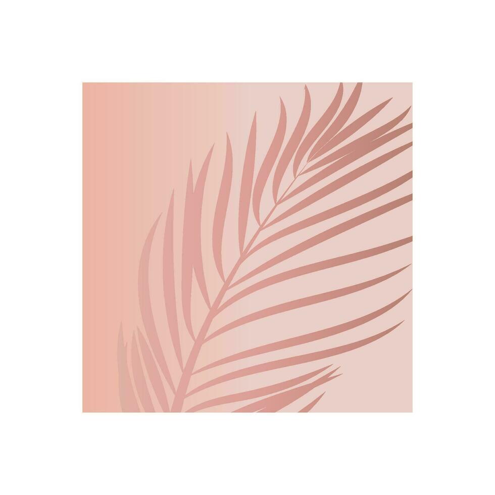 Leaf palm logo vector template symbol and design