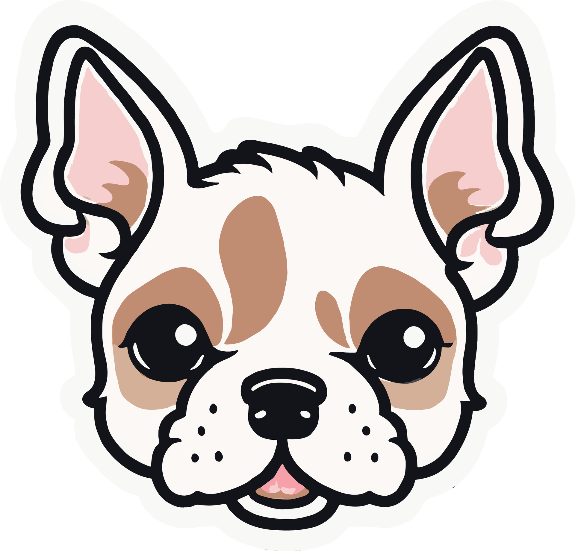 Cute Dog sticker for commercial use 34933075 Vector Art at Vecteezy