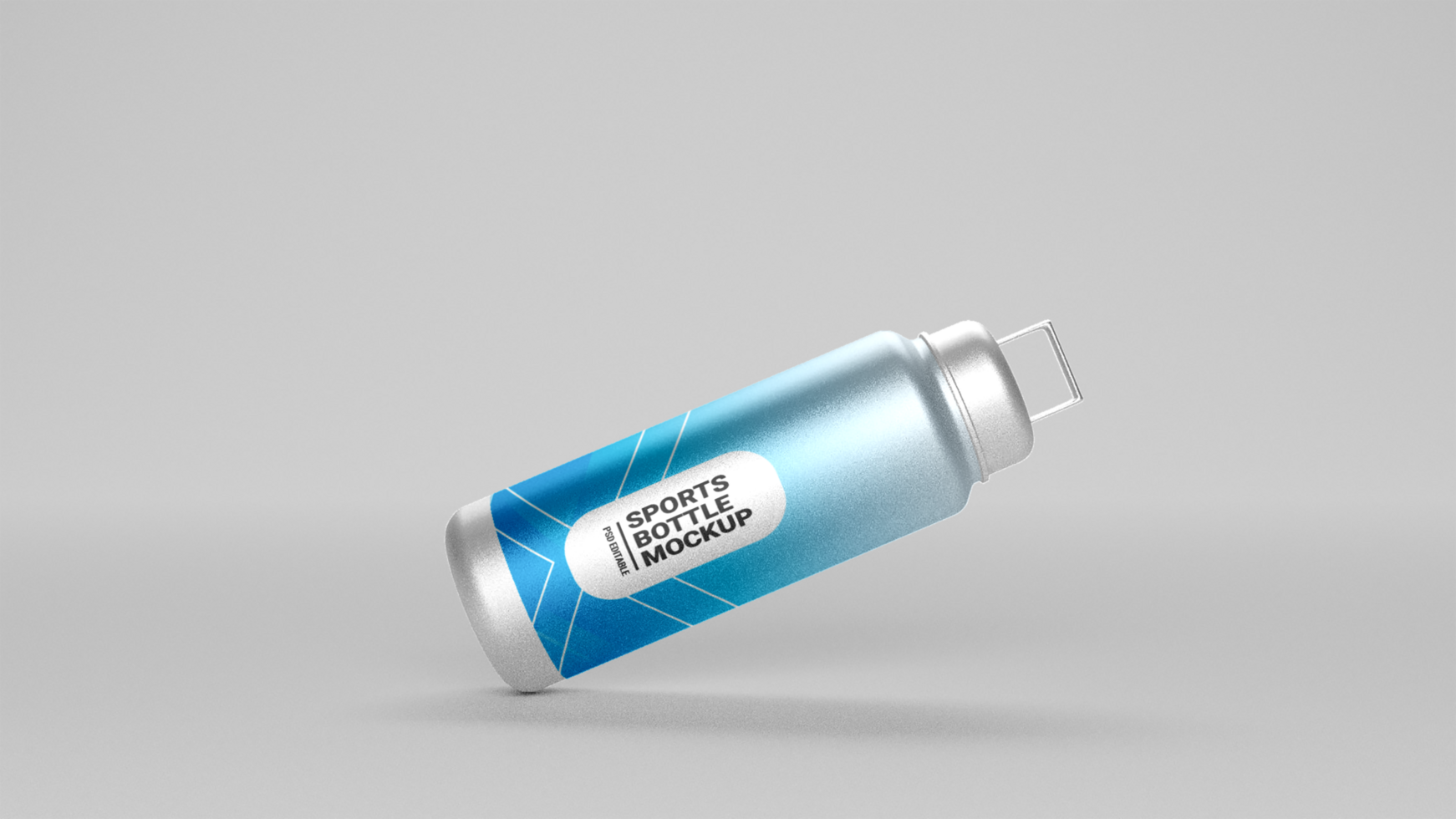 Sports bottle mockup free psd