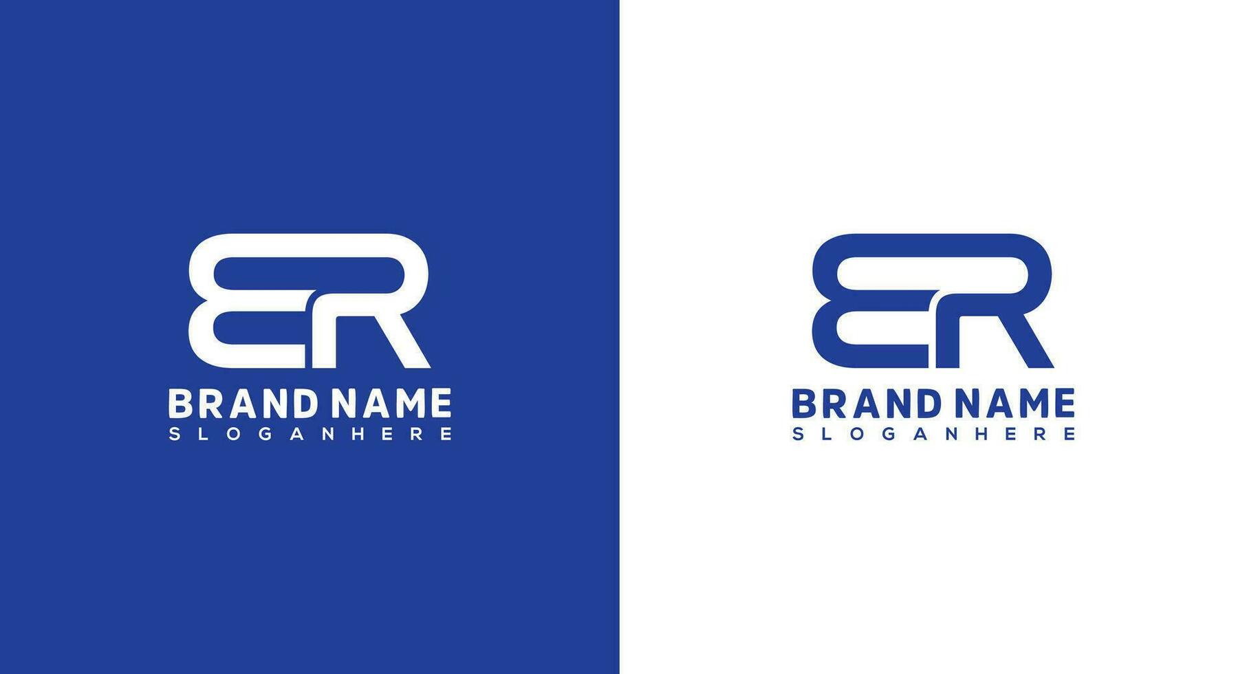 Initial Letter ER Logo Design Template, Graphic Alphabet Symbol for Corporate Business Identity ER icon vector