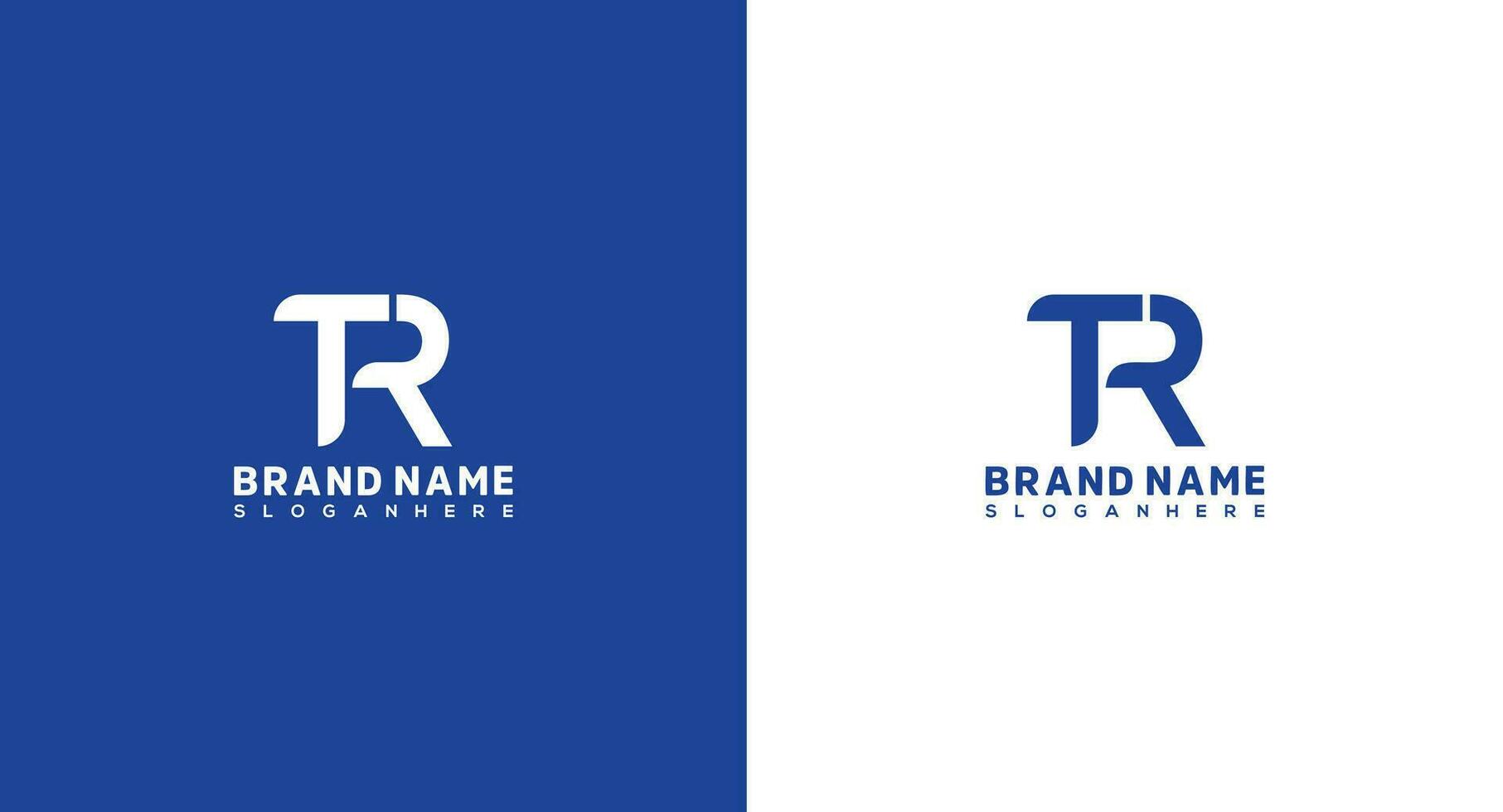 Initial Letter TR Logo Design Template. Graphic Alphabet Symbol for Corporate Business Identity vector