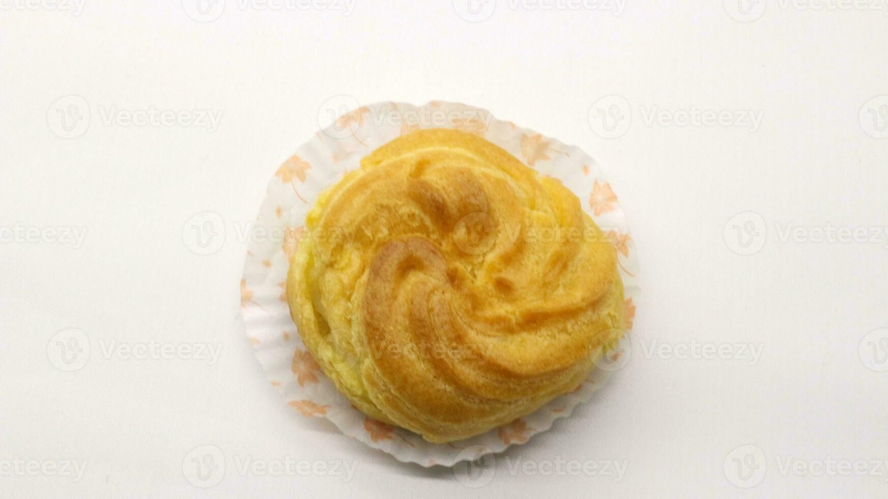 Traditional cake Cream puffs photo
