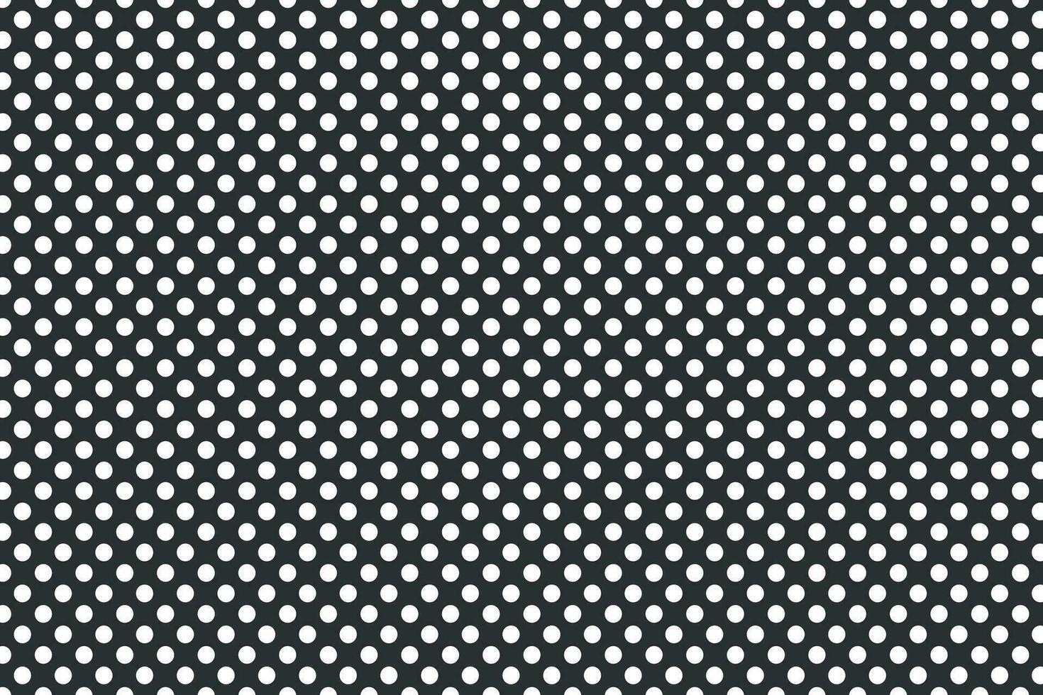 Vector circle black mesh pattern seamless background texture.
