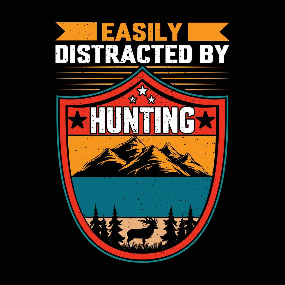 easily distracted by hunting vector