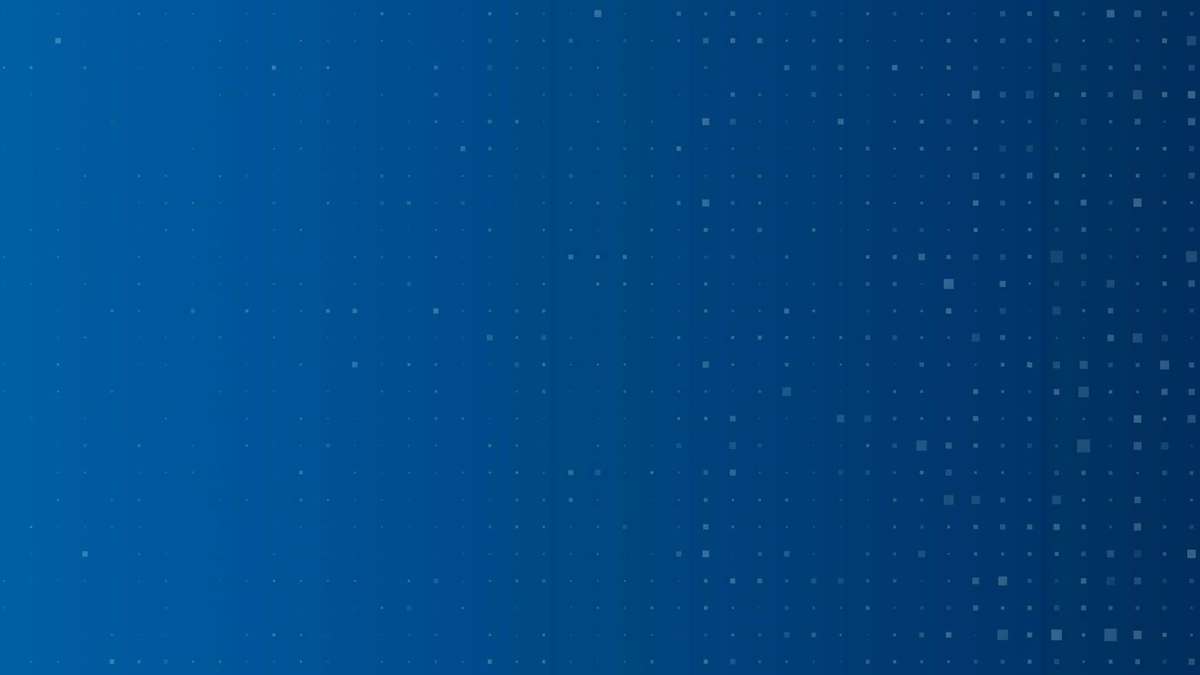 Abstract geometric background of circles. Blue pixel background with empty space. Vector illustration.