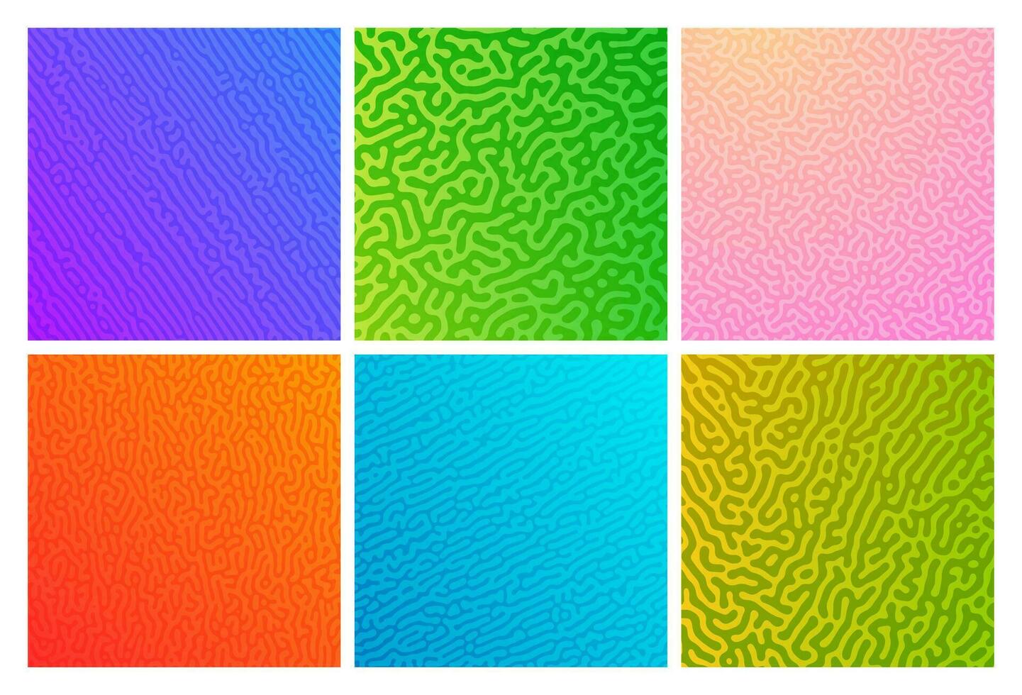 Turing reaction colorful background vector