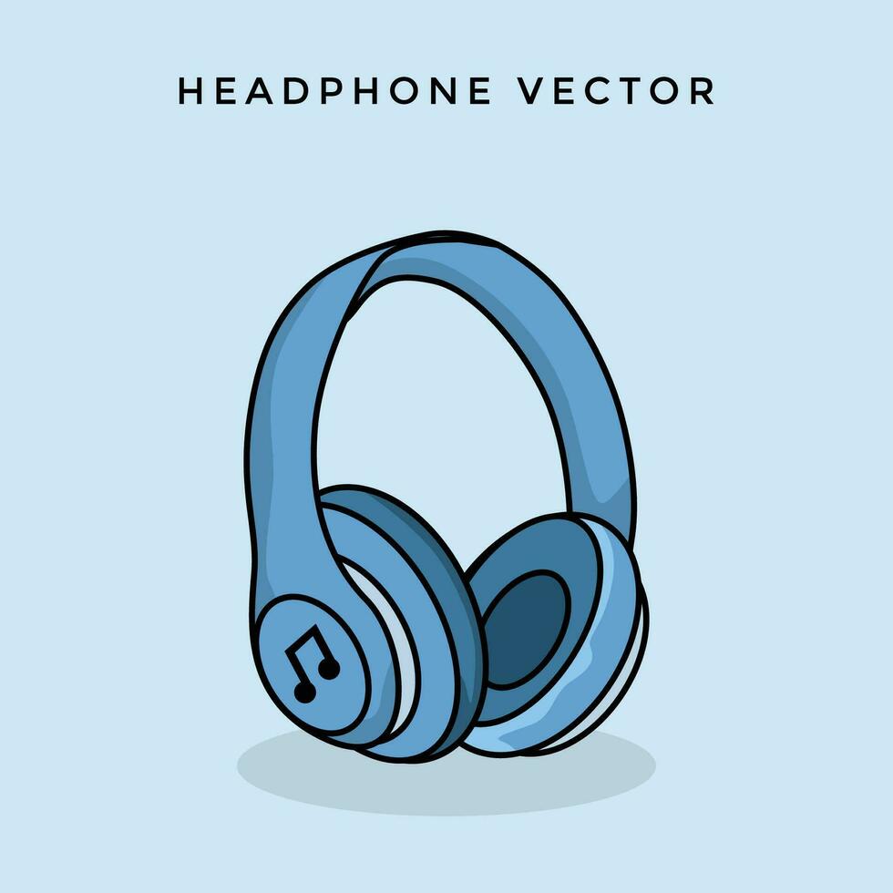 headphone vector graphic element for travel