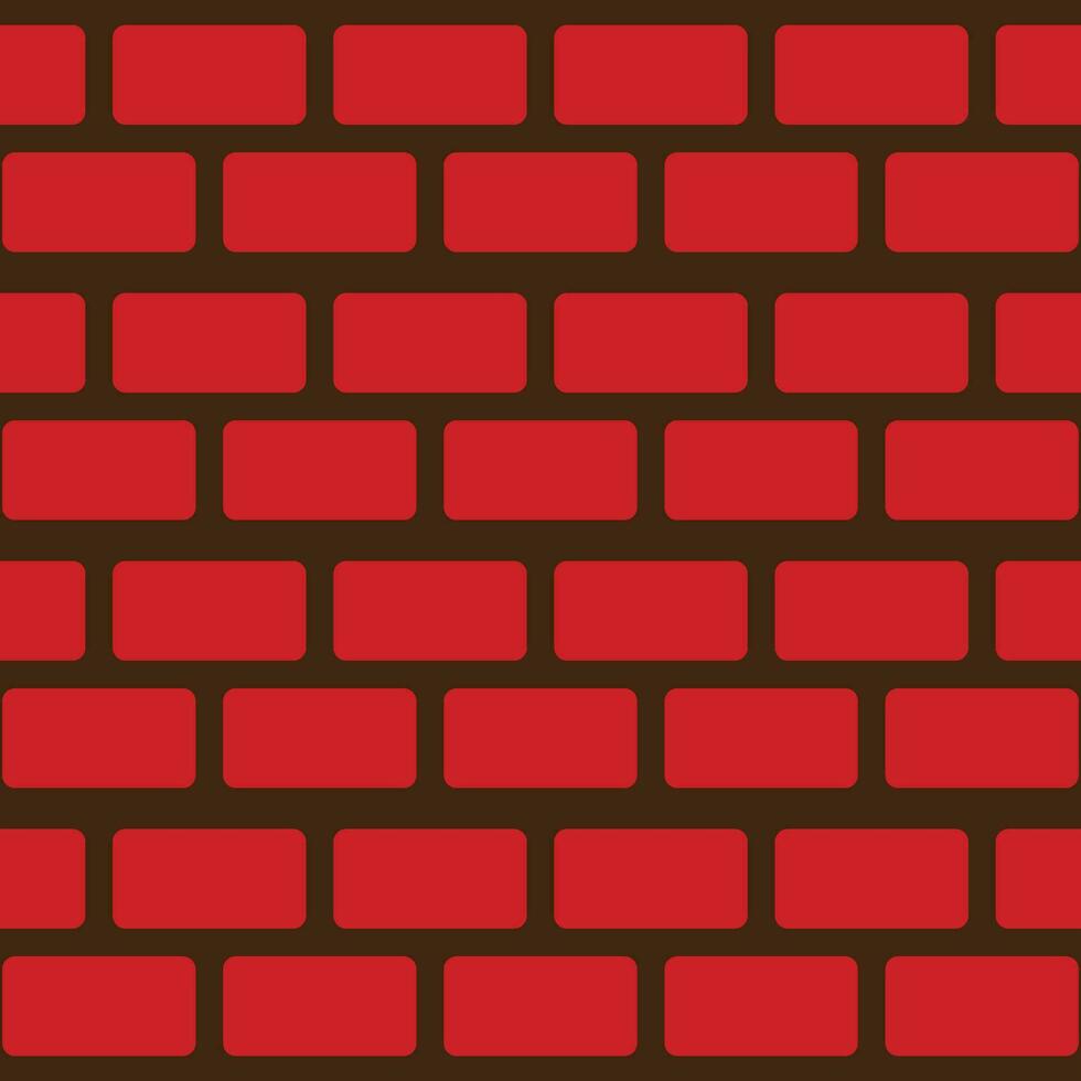 brick vector in red pattern background