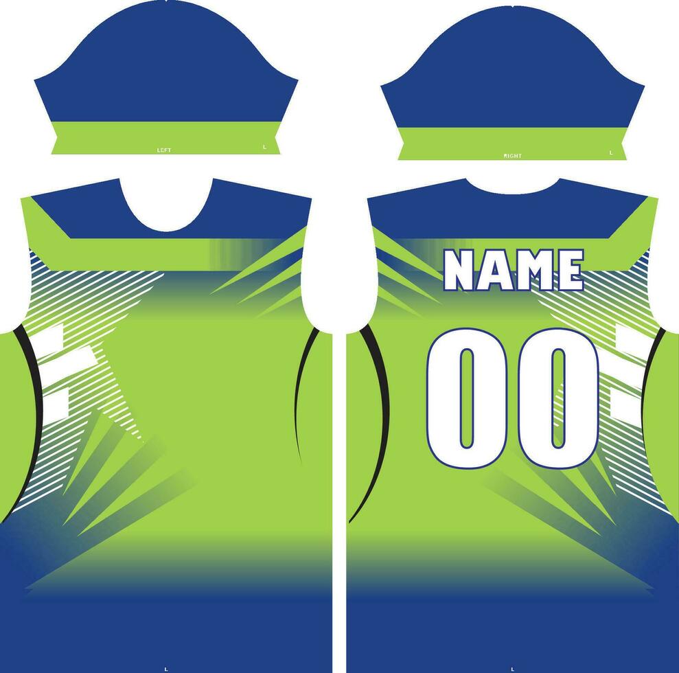 Sports Jersey design Sublimation vector