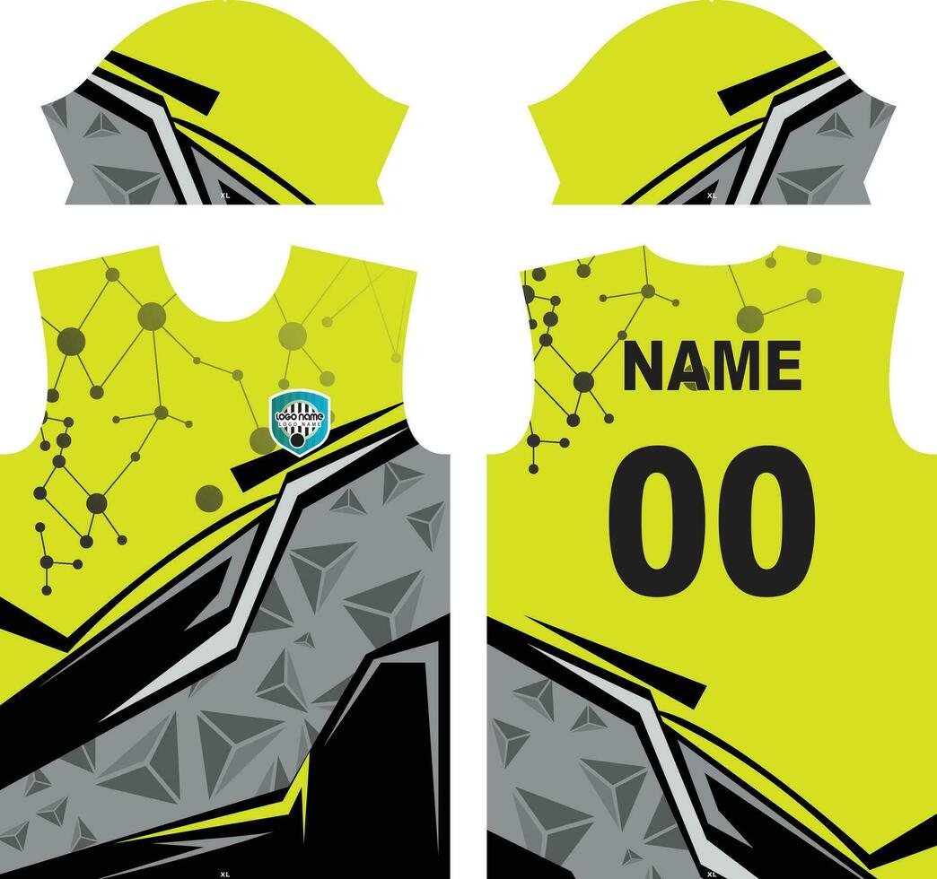 Sports Jersey design Sublimation vector