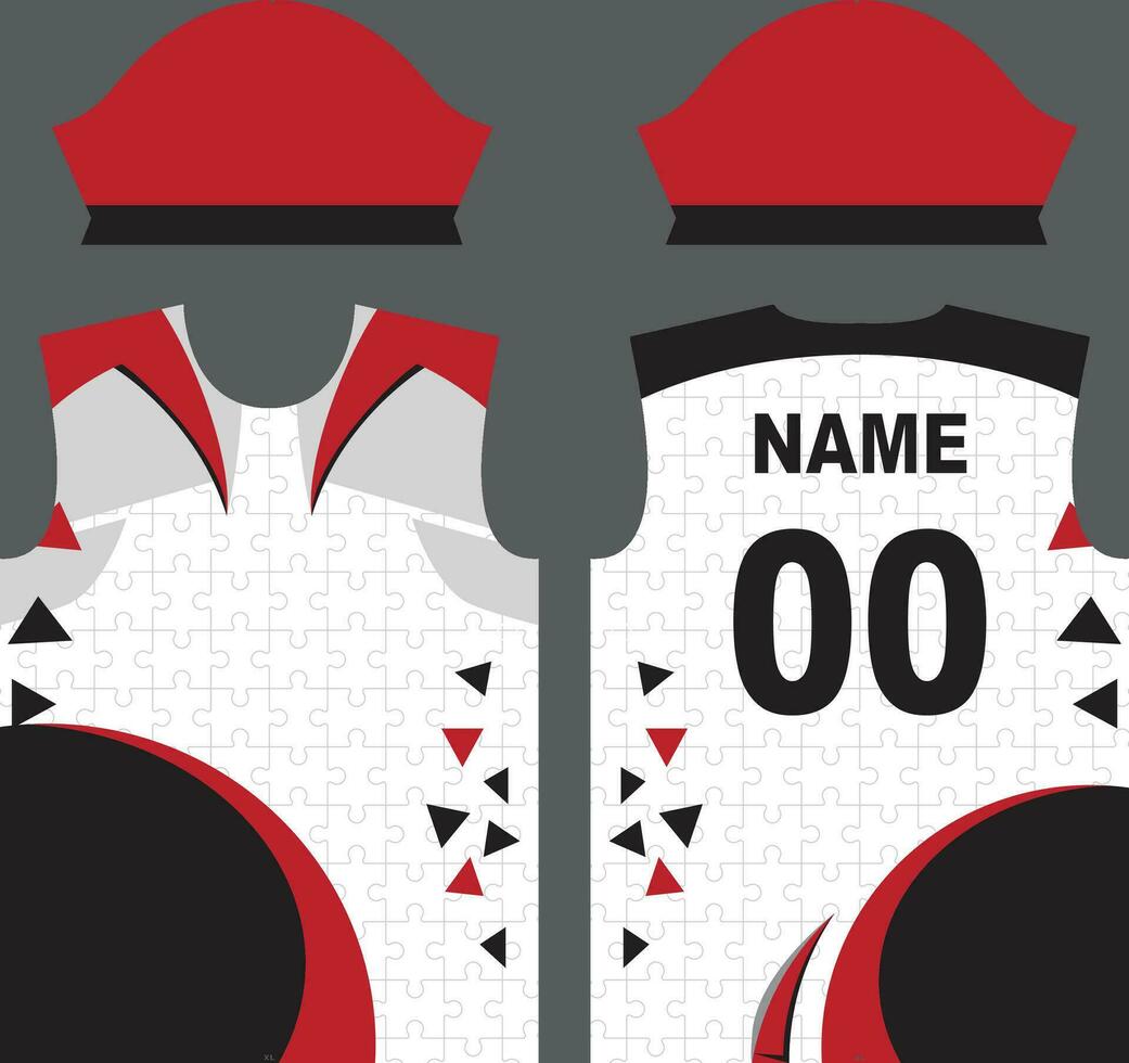 Sports Jersey design Sublimation vector