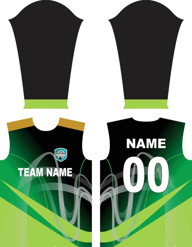 Green Jersey Sublimation vector