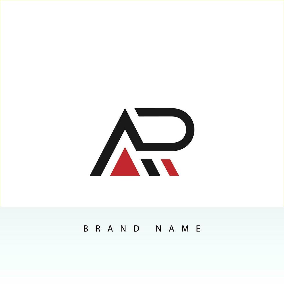 AR, RA Alphabet Letters Logo Monogram vector