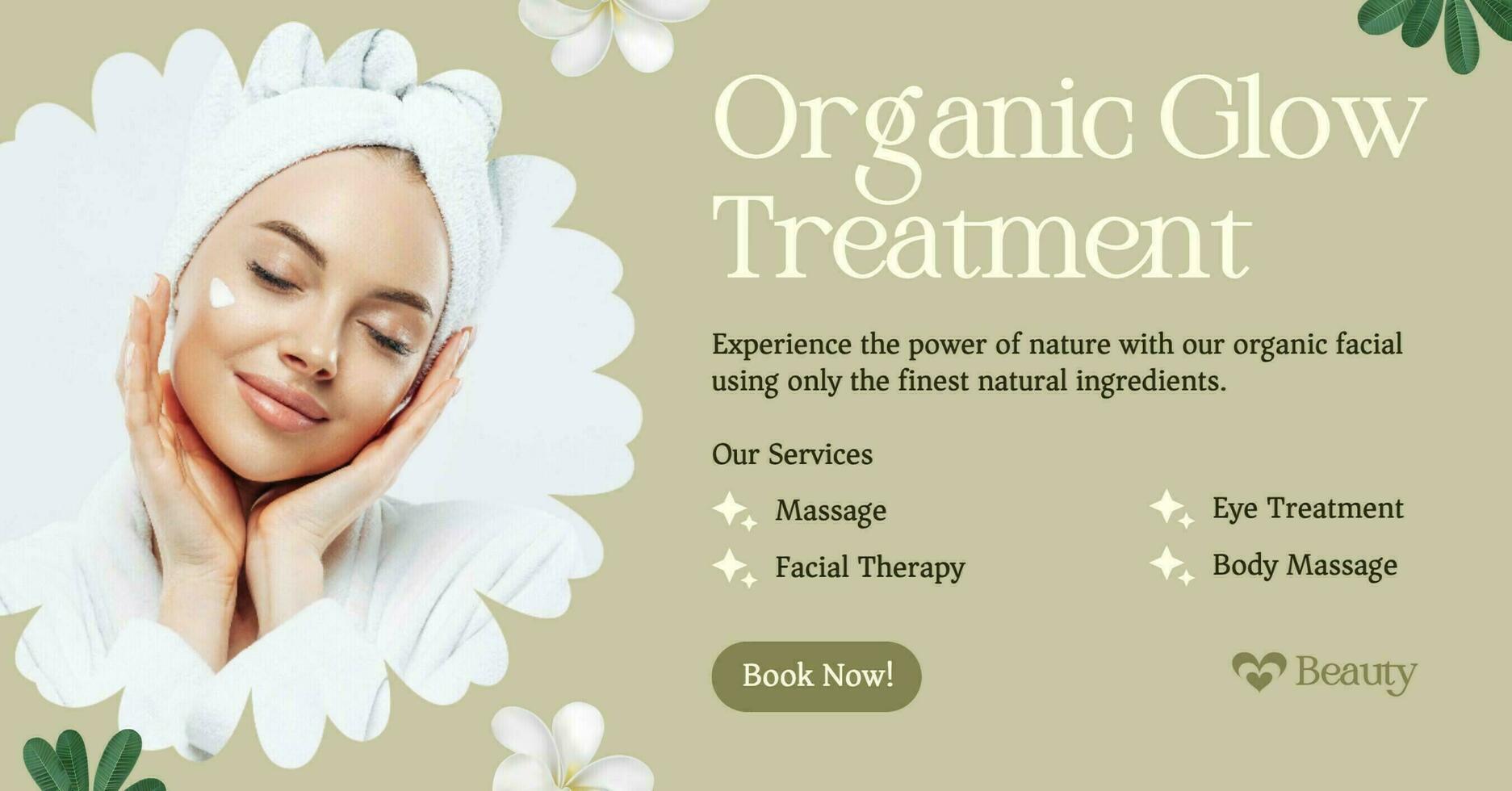 Modern Beauty Spa & Facial Treatment Facebook Ad template