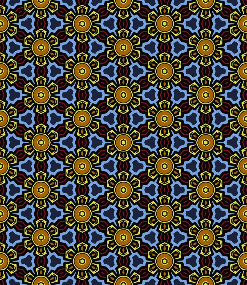 Multi color seamless abstract pattern. Background and backdrop. Multi Colored. Colorful ornamental design. vector