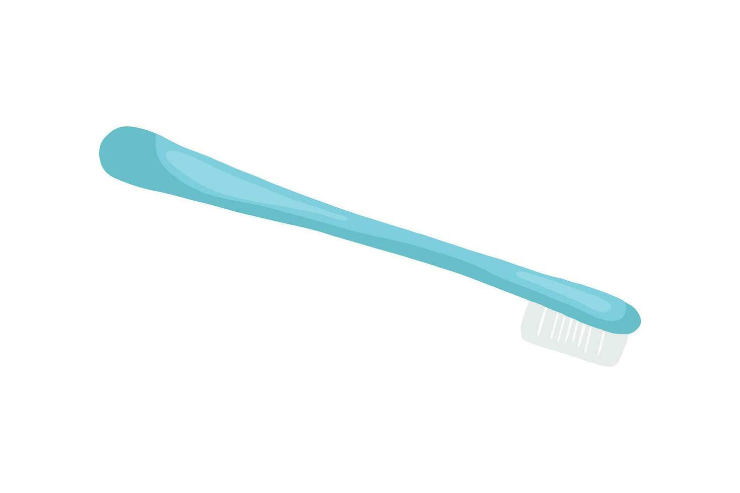 dental concepto. cepillo de dientes con pasta dental aislado. plano diseño, cuidado salud, higiene sano,vector ilustración eps 8 vector