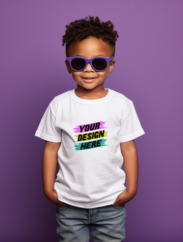 AI generated T-shirt mockup design psd