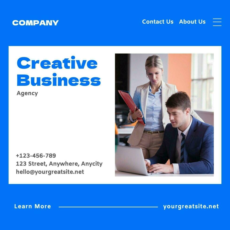 Creative Business Agency Instagram Post template