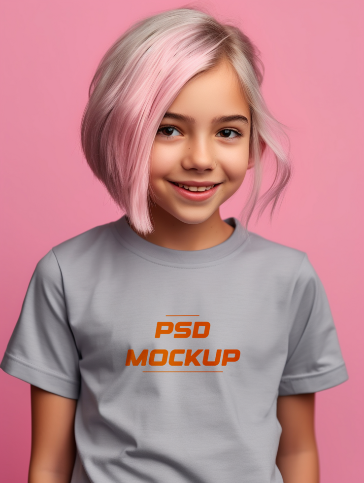 AI generated T-shirt mockup design psd