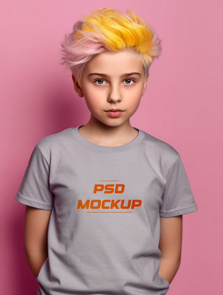 AI generated T-shirt mockup design psd