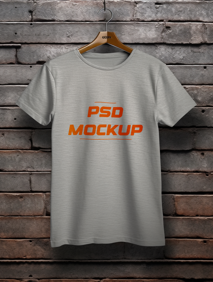 AI generated T-shirt mockup design psd