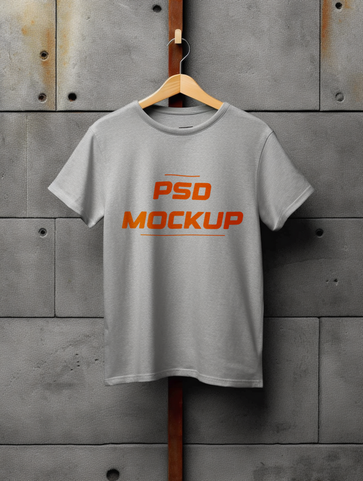 AI generated T-shirt mockup design psd