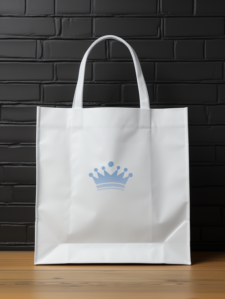 AI generated Shopping bag mockup PSD template