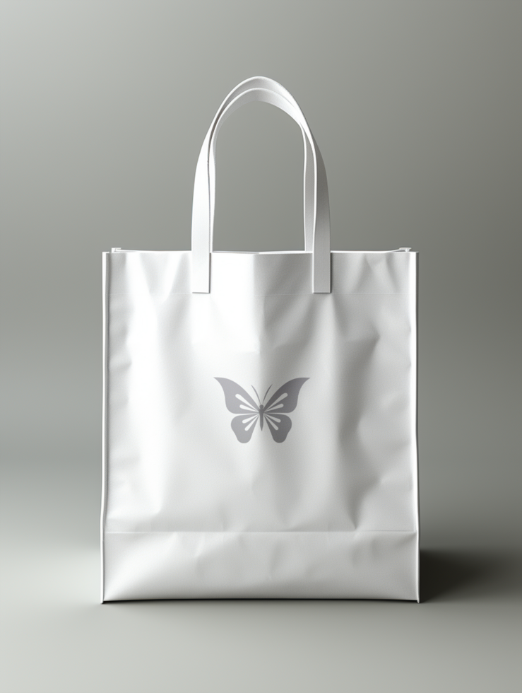 AI generated Shopping bag mockup PSD template