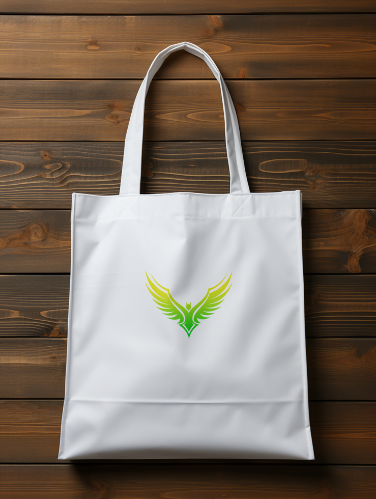 AI generated Shopping bag mockup PSD template